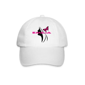 Emilia - Baseballkappe - Weiß/Weiß - Vorne