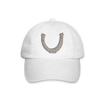 hufeisen - Baseballkappe - Weiß/Weiß - Vorne