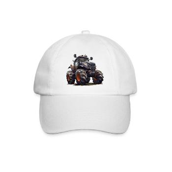 Traktoren haben vielfältige Aufgaben - Baseballkappe - Weiß/Weiß - Vorne
