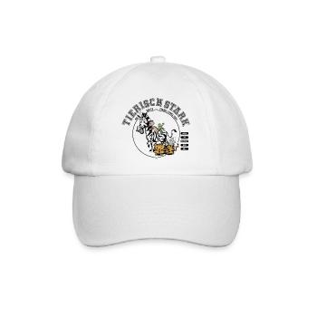 Team-Tierisch Stark - Baseballkappe - Weiß/Weiß - Vorne
