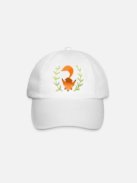 Wildtiere - Baseballkappe - Weiß/Weiß