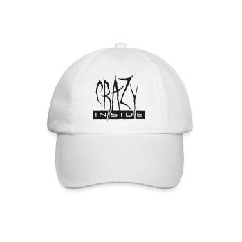 Crazy - Baseballkappe - Weiß/Weiß - Vorne