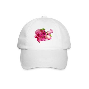 Calla-Lilie - Baseballkappe - Weiß/Weiß - Vorne