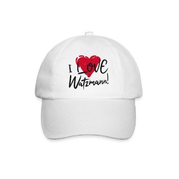 Watzmann Begeisterung Naturverbundenheit Gefühle - Baseballkappe - Weiß/Weiß - Vorne