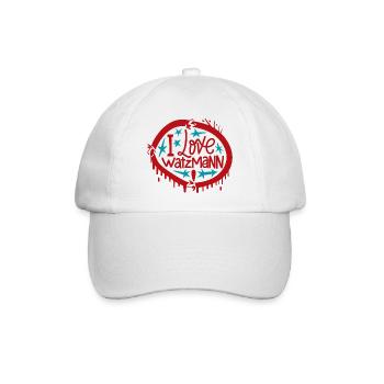Watzmann Souvenirs Andenken Magneten Tassen - Baseballkappe - Weiß/Weiß - Vorne