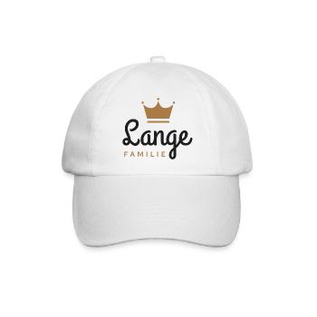 Lange-Familie - Baseballkappe - Weiß/Weiß - Vorne