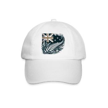 Neuseeland Aotearoa Kiwi 17 - Baseballkappe - Weiß/Weiß - Vorne