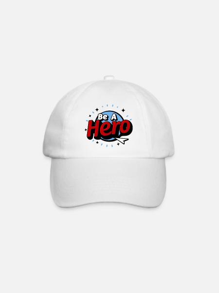 SEI EIN HELD - Baseballkappe - Weiß/Weiß