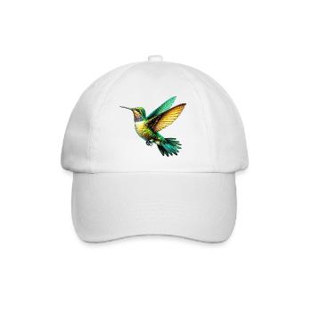Kolibri - Baseballkappe - Weiß/Weiß - Vorne