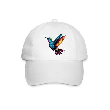 Kolibri - Baseballkappe - Weiß/Weiß - Vorne