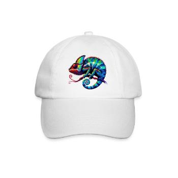Chamäleon - Baseballkappe - Weiß/Weiß - Vorne