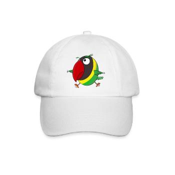 Unzertrennlich, der fliegt - Baseballkappe - Weiß/Weiß - Vorne