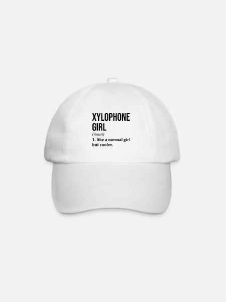 Xylophon Xylophon Xylophon - Baseballkappe - Weiß/Weiß