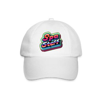 Spa Staff 8 - Baseballkappe - Weiß/Weiß - Vorne