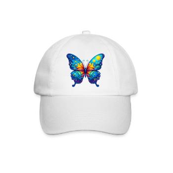 Van Gogh Schmetterling - Baseballkappe - Weiß/Weiß - Vorne
