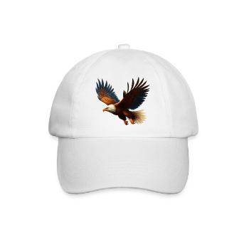 Adler - Baseballkappe - Weiß/Weiß - Vorne