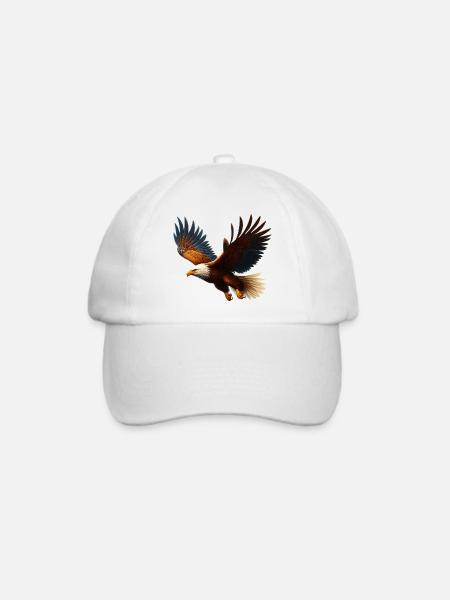 Adler - Baseballkappe - Weiß/Weiß