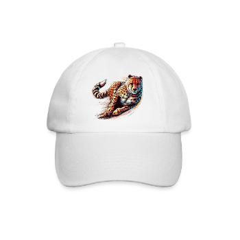Gepard - Baseballkappe - Weiß/Weiß - Vorne