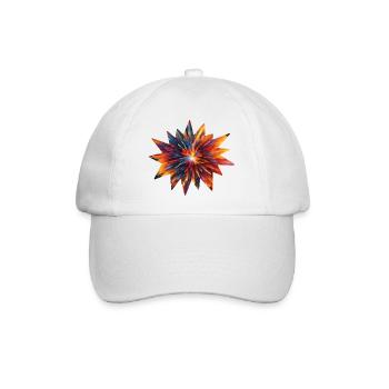 Bunte Farb-Explosion - ApriNoeScor - Baseballkappe - Weiß/Weiß - Vorne
