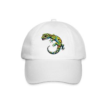 Gecko - Baseballkappe - Weiß/Weiß - Vorne