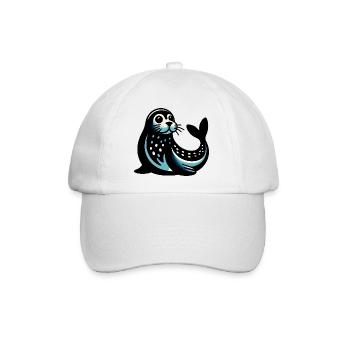 Siegel - Baseballkappe - Weiß/Weiß - Vorne