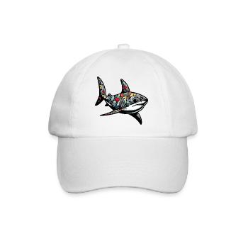 Hai - Baseballkappe - Weiß/Weiß - Vorne