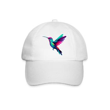Kolibri - Baseballkappe - Weiß/Weiß - Vorne