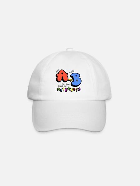 Von A nach B - Baseballkappe - Weiß/Weiß