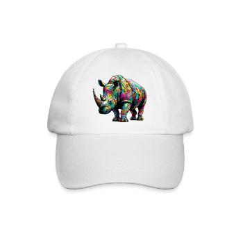 Nashorn - Baseballkappe - Weiß/Weiß - Vorne