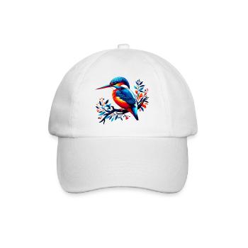 Eisvogel - Baseballkappe - Weiß/Weiß - Vorne