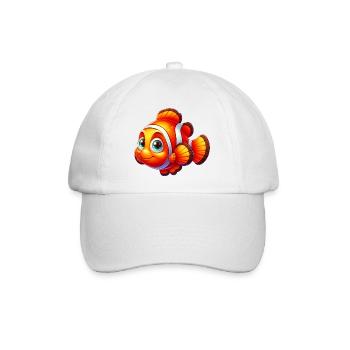 Clownfische - Baseballkappe - Weiß/Weiß - Vorne