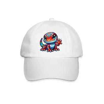 Gecko - Baseballkappe - Weiß/Weiß - Vorne