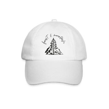 Forest Mountain - Baseballkappe - Weiß/Weiß - Vorne