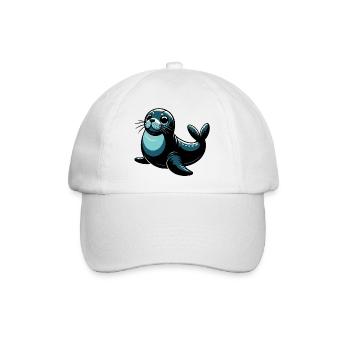Siegel - Baseballkappe - Weiß/Weiß - Vorne