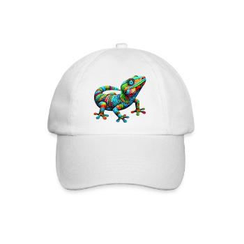 Gecko - Baseballkappe - Weiß/Weiß - Vorne