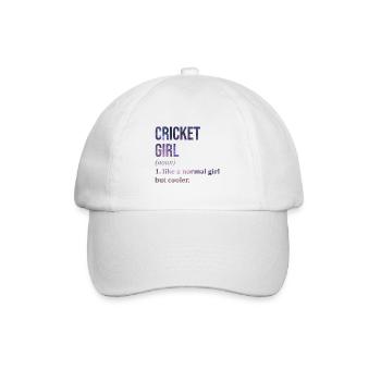 Cricket Cricket Cricket - Baseballkappe - Weiß/Weiß - Vorne