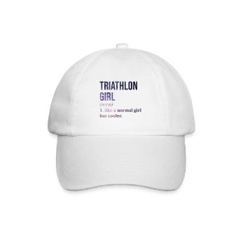 Triathlon-Triathlon-Triathlon - Baseballkappe - Weiß/Weiß - Vorne