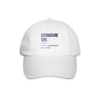 Literatur Literatur Literatur - Baseballkappe - Weiß/Weiß - Vorne