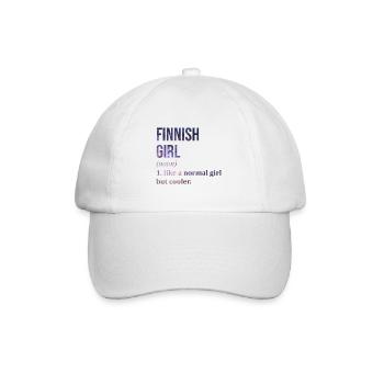 Finnland Finnland Finnland - Baseballkappe - Weiß/Weiß - Vorne