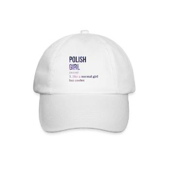 Polen Polen Polen Polen - Baseballkappe - Weiß/Weiß - Vorne