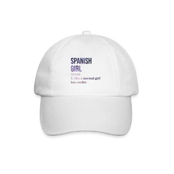 Spanien, Spanien, Spanien, Spanien - Baseballkappe - Weiß/Weiß - Vorne