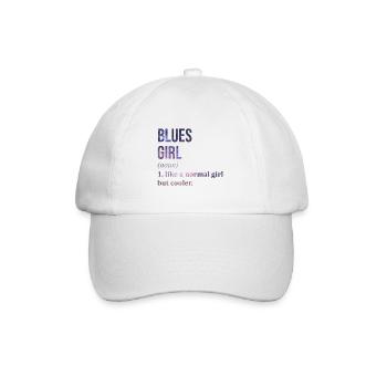 Blues Blues Blues - Baseballkappe - Weiß/Weiß - Vorne