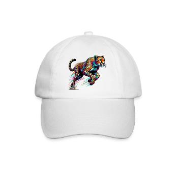 Gepard - Baseballkappe - Weiß/Weiß - Vorne