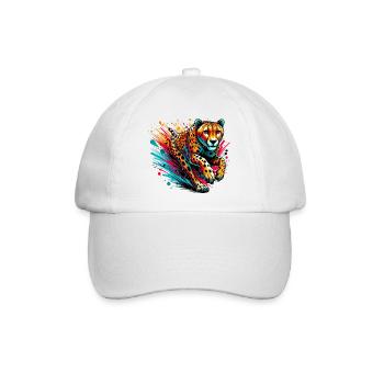 Gepard - Baseballkappe - Weiß/Weiß - Vorne