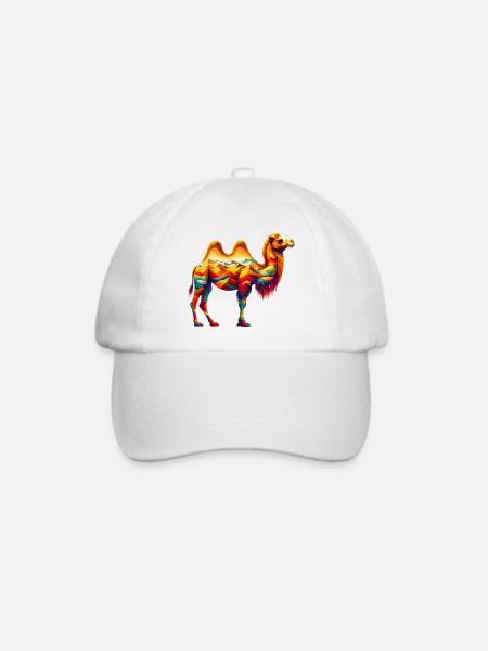 Kamel - Baseballkappe - Weiß/Weiß