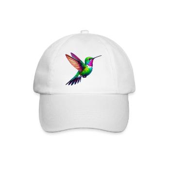 Kolibri - Baseballkappe - Weiß/Weiß - Vorne