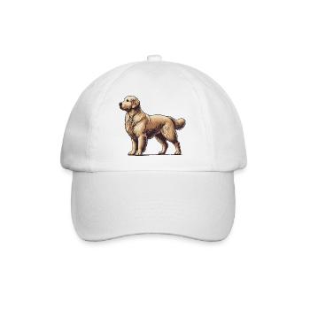 Golden Retriever - Baseballkappe - Weiß/Weiß - Vorne