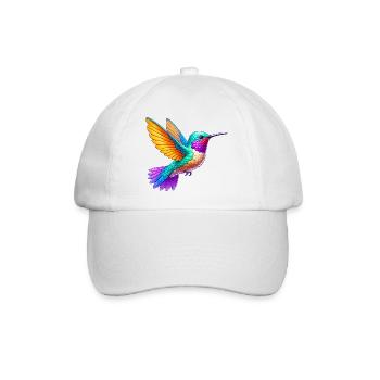 Kolibri - Baseballkappe - Weiß/Weiß - Vorne