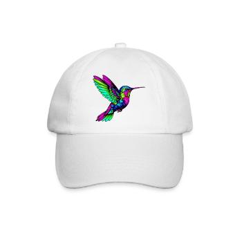 Kolibri - Baseballkappe - Weiß/Weiß - Vorne