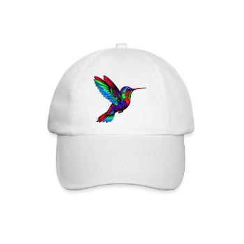 Kolibri - Baseballkappe - Weiß/Weiß - Vorne